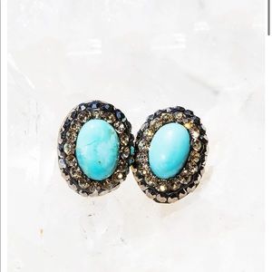 Native Gem Everyday Studs in Turquoise